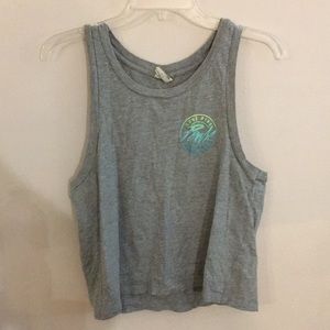 PINK by VS gray muscle tee